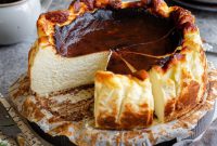 Basque Burnt Cheesecake Anti Gagal: Lumer & Wangi Banget!
